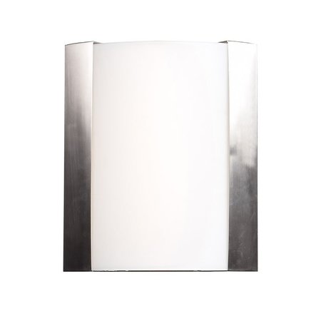 ACCESS LIGHTING West End, LED Wall Sconce, Brushed Steel Finish, Opal Glass 62484LEDD-BS/OPL